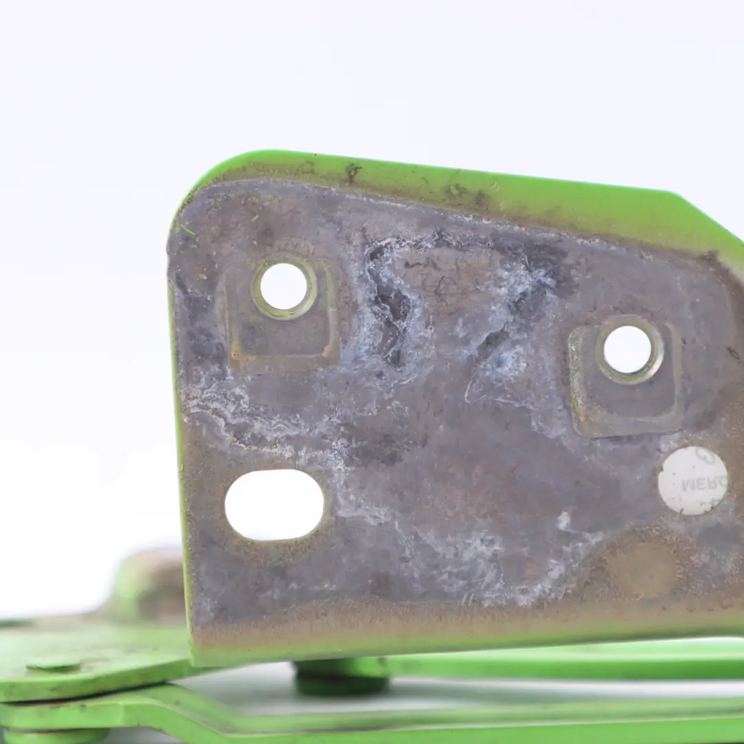 W907 W910 Hood Bonnet Hinge Front Left N/S Leaf Green Light - 6339 to Mercedes with Part number A9108803000 Mercedes W907 W910 Hood Bonnet Hinge Front Left N/S Leaf Green Light - 6339 - SKU A9108803000-LGR - Part number A9108803000