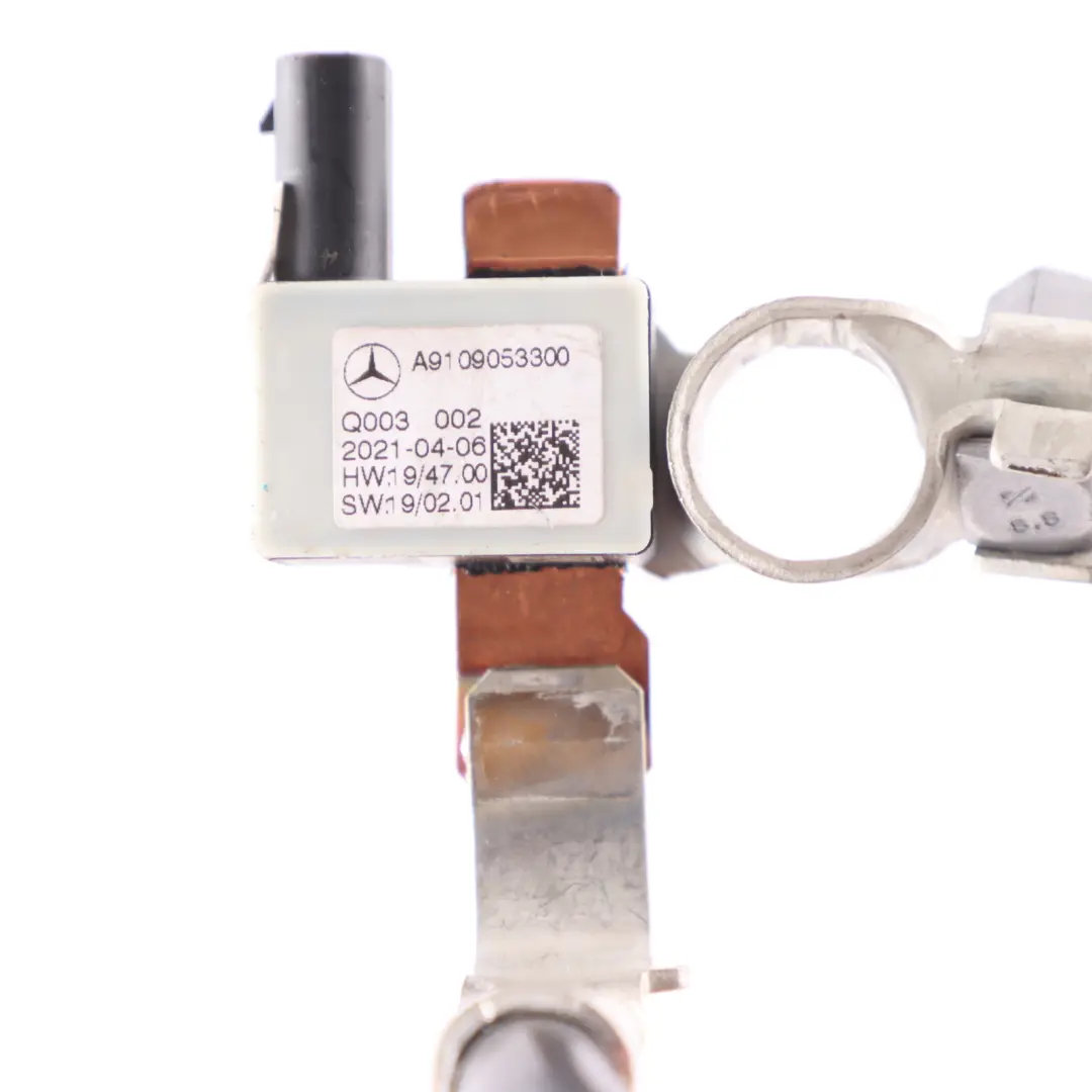 Sensor Negative Terminal Cable to Mercedes Sprinter W910 Battery with Part number A9109053300 Mercedes Sprinter W910 Battery Sensor Negative Terminal Cable - SKU A9109053300 - Part number A9109053300