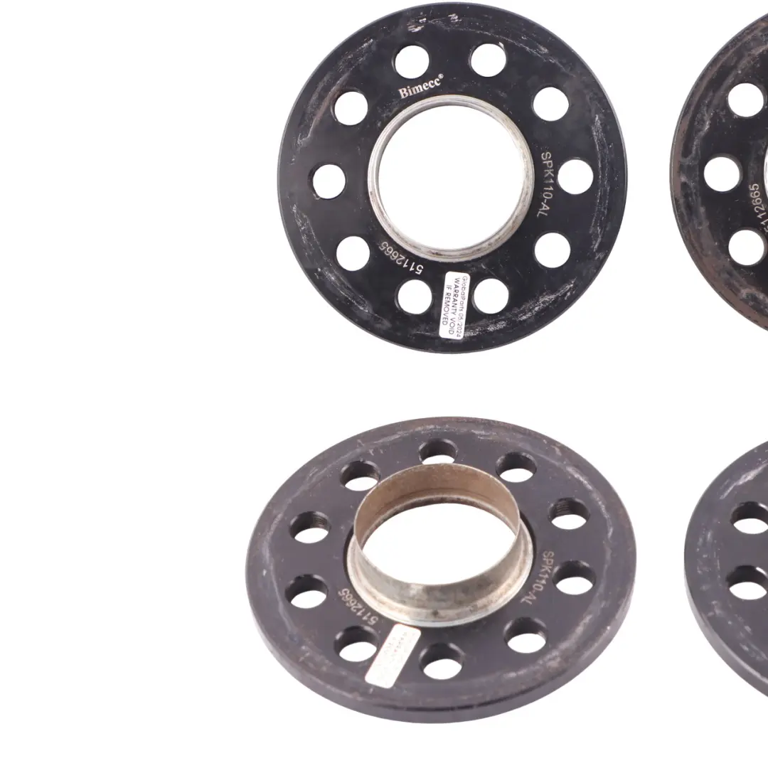  Bimecc Audi VW Seat Alloy Wheel Spacers Hubcentric BMW 5x112 65.5mm 10mm Set X4 - SKU BIMECC-VAG-SPACERS - Part number Bimecc VAG Spacers