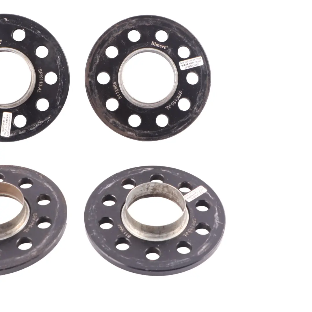  Bimecc Audi VW Seat Alloy Wheel Spacers Hubcentric BMW 5x112 65.5mm 10mm Set X4 - SKU BIMECC-VAG-SPACERS - Part number Bimecc VAG Spacers
