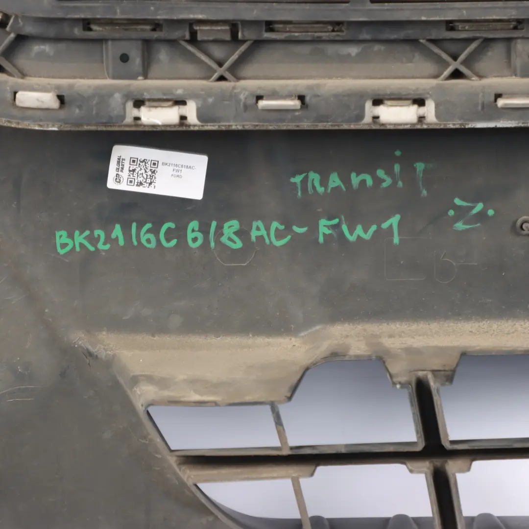 Front Bumper Trim Panel Cover Frozen White - Z2 to Ford Transit Custom with Part number BK2116C618AC-FW1 Ford Transit Custom Front Bumper Trim Panel Cover Frozen White - Z2 - SKU BK2116C618AC-FW1 - Part number BK2116C618AC-FW1