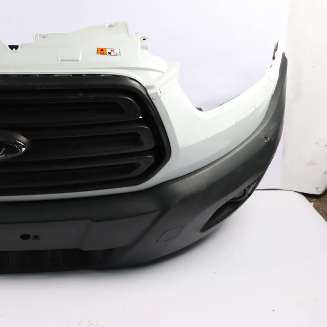 Front Bumper Trim Panel Cover Frozen White - Z2 to Ford Transit Custom with Part number BK2116C618AC-FW1 Ford Transit Custom Front Bumper Trim Panel Cover Frozen White - Z2 - SKU BK2116C618AC-FW1 - Part number BK2116C618AC-FW1