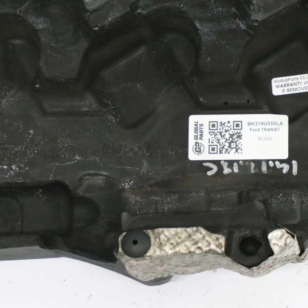 Ford Transit Mk8 Cubierta Motor Espuma Acústica Aislamiento Acústico - SKU BK319U550LA - Número de pieza BK319U550LA