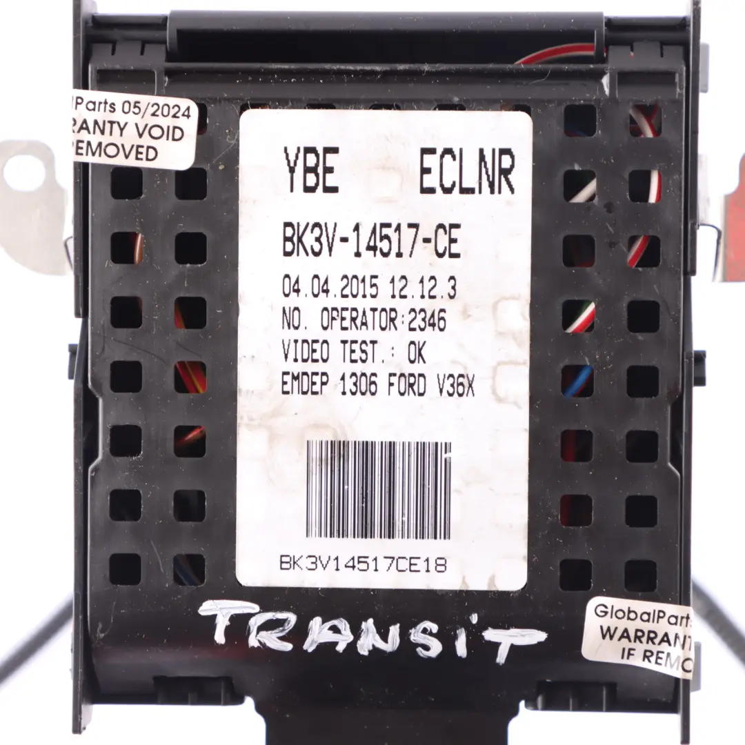 Mk8 Fuse Relay Box Control Unit Module BK3V14517CE Ford Transit - SKU BK3V-14517-CE - Part number BK3V-14517-CE