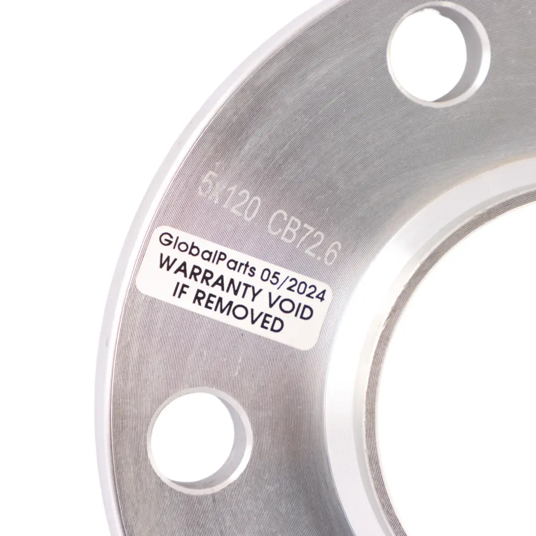  Alloy Wheel Spacers Hubcentric Shims BMW 5x120 72.56mm 12mm - SKU BMW-SPACER-SET-5X120-8 - Part number BMW Spacer Set 5x120-8