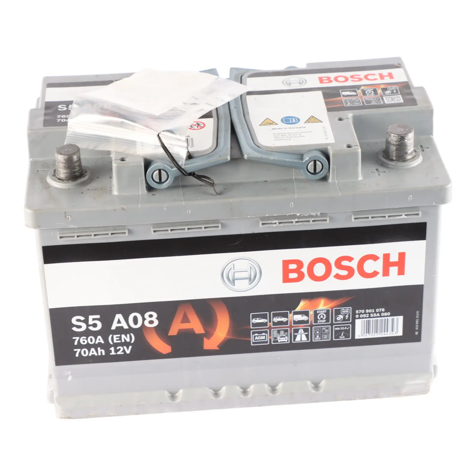 Bosch S5 A08 Accumulator Battery 70Ah 760A 12V