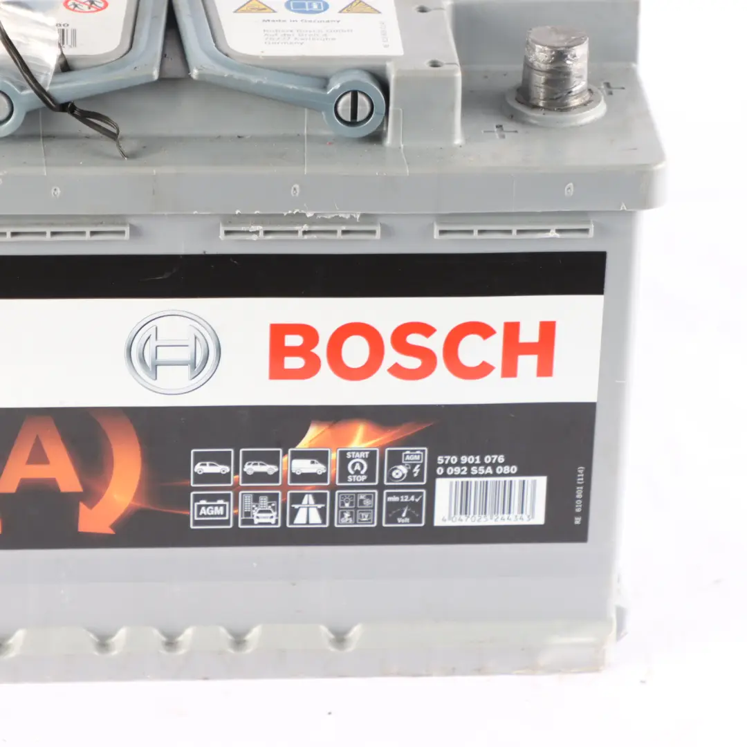 Bosch S5 A08 Accumulator Battery 70Ah 760A 12V to with Part number Bosch S5 A08 70Ah Accumulator Bosch S5 A08 Accumulator Battery 70Ah 760A 12V - SKU BOSCH-AGM-70AH - Part number Bosch S5 A08 70Ah Accumulator