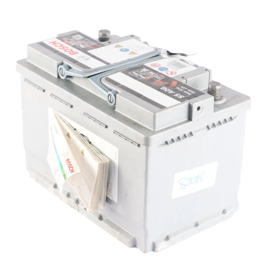  Bosch S5 A08 Accumulator Battery 70Ah 760A 12V - SKU BOSCH-AGM-70AH - Part number Bosch S5 A08 70Ah Accumulator