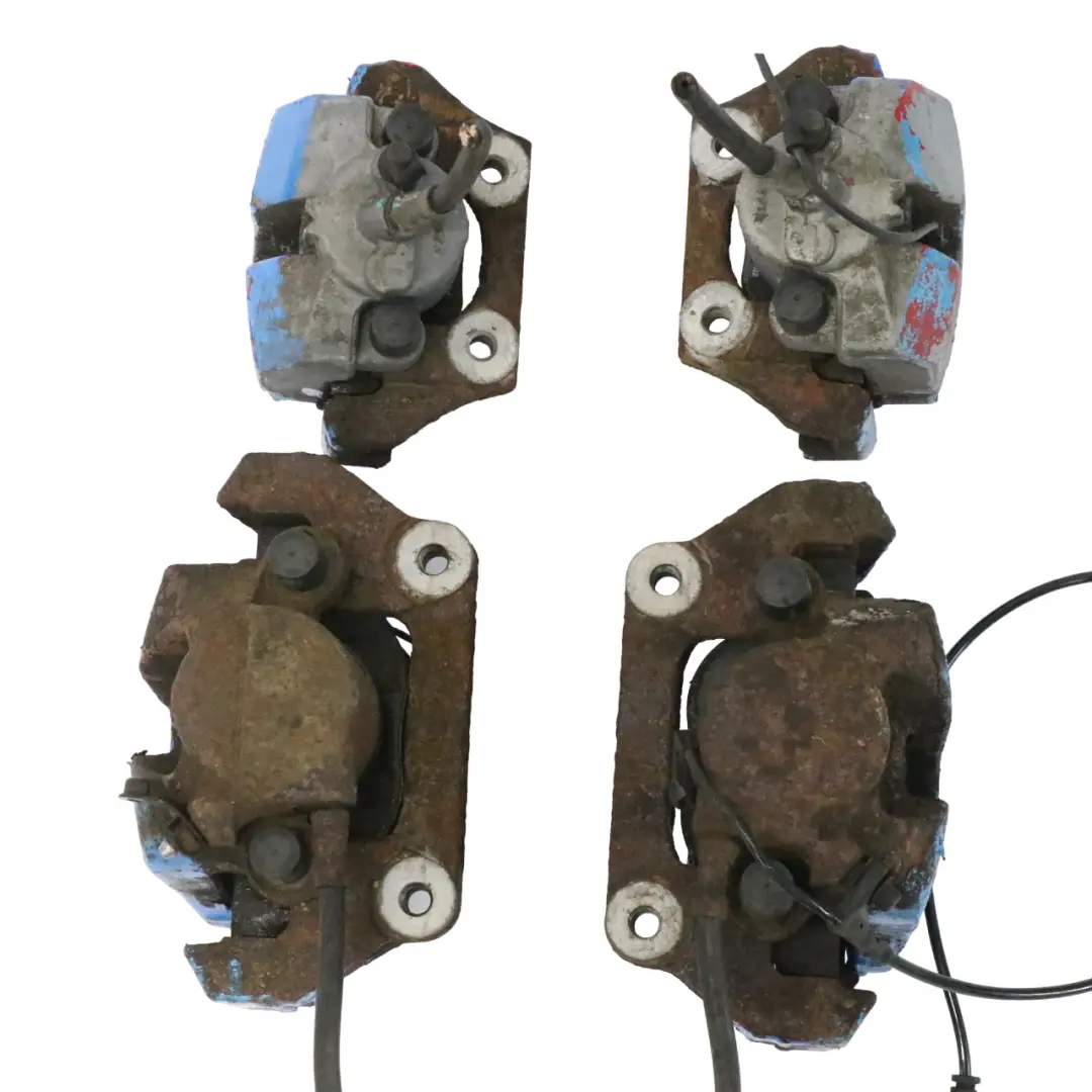 BMW X5 E70 X6 E71 Brake Caliper Set Front Rear ATE Blue 44/20 - SKU E70 BREMBO SET - Part number 6776784