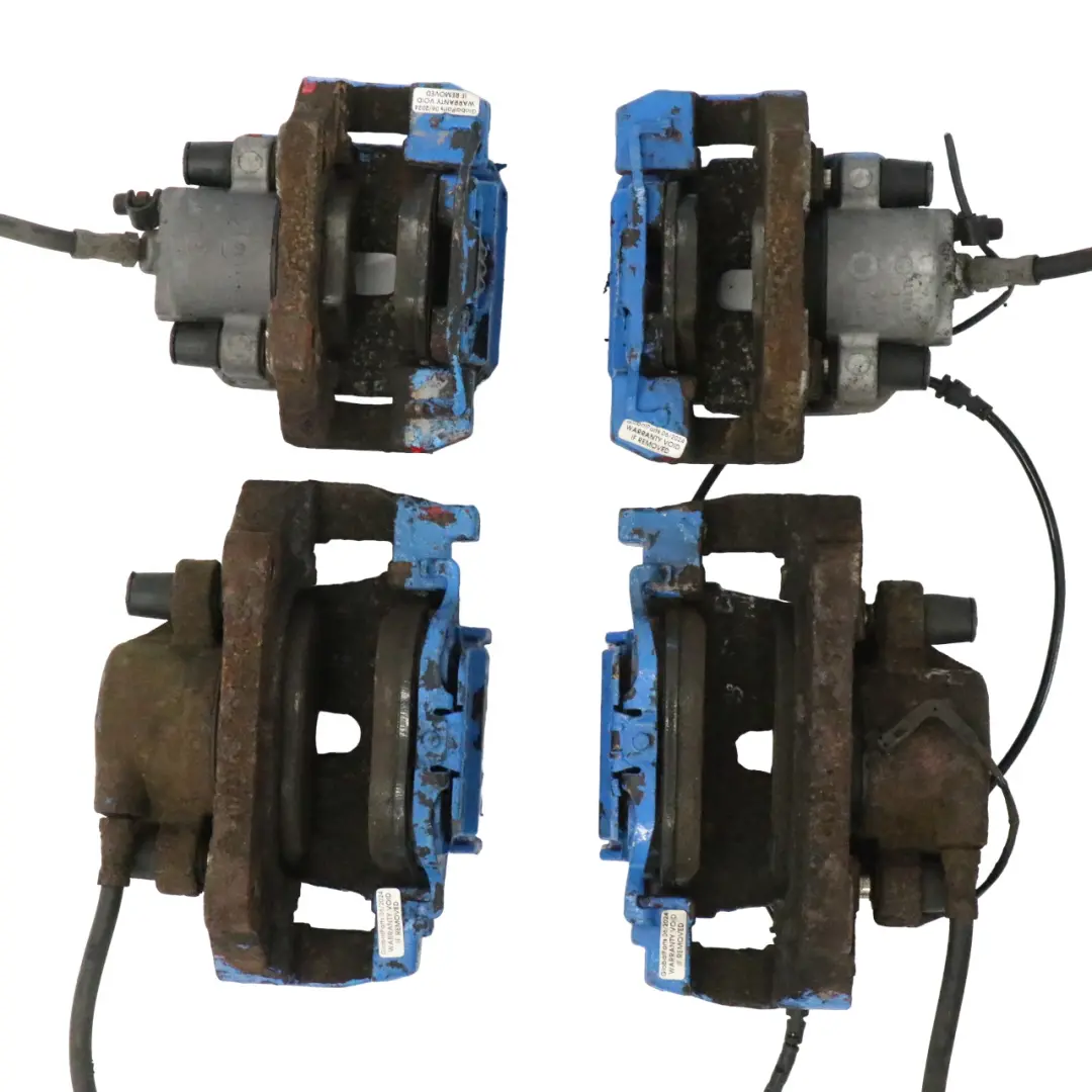 BMW X5 E70 X6 E71 Brake Caliper Set Front Rear ATE Blue 44/20 - SKU E70 BREMBO SET - Part number 6776784