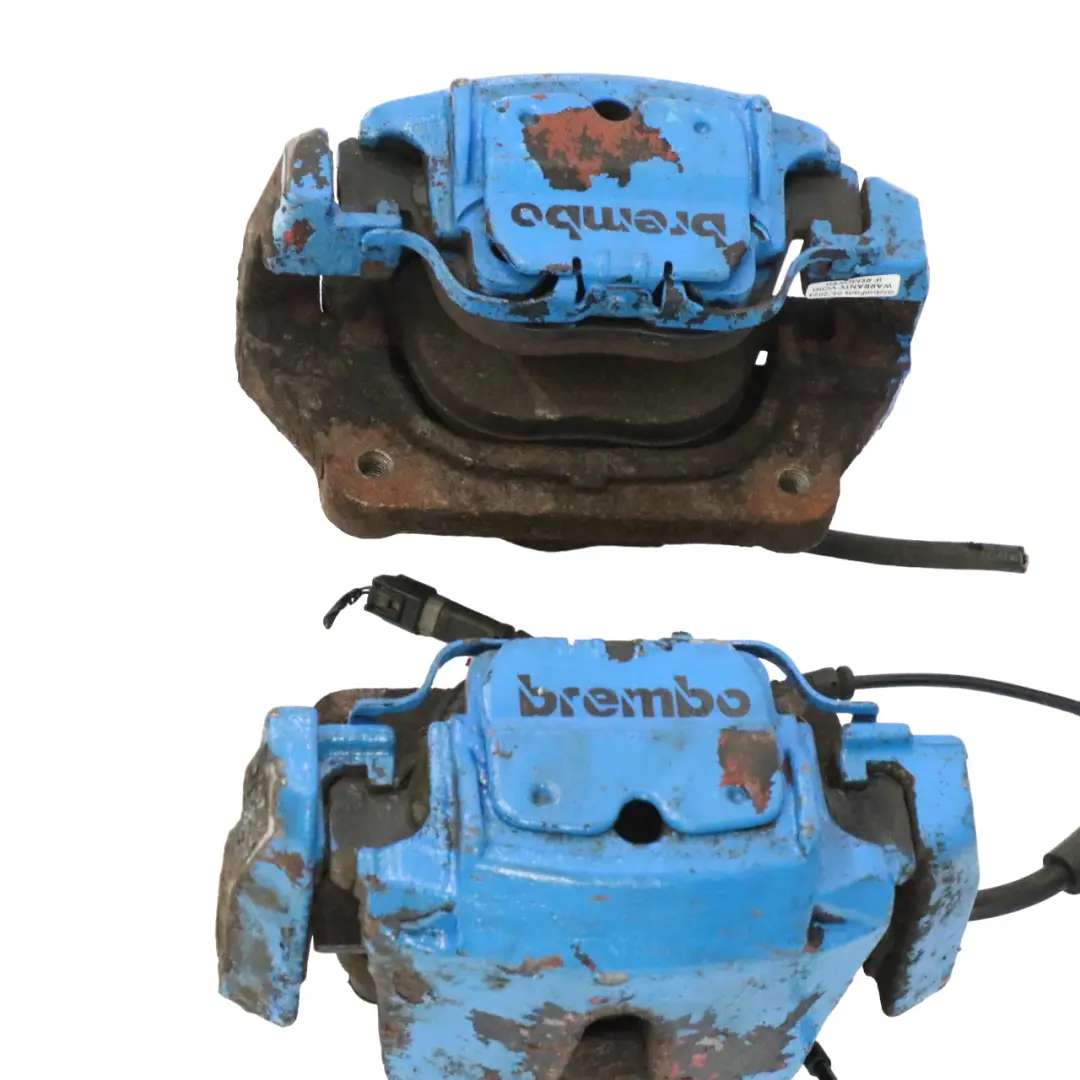 BMW X5 E70 X6 E71 Jeu d'étriers de frein avant arrière ATE bleu 44/20 - SKU E70 BREMBO SET - Numéro de pièce 6776784