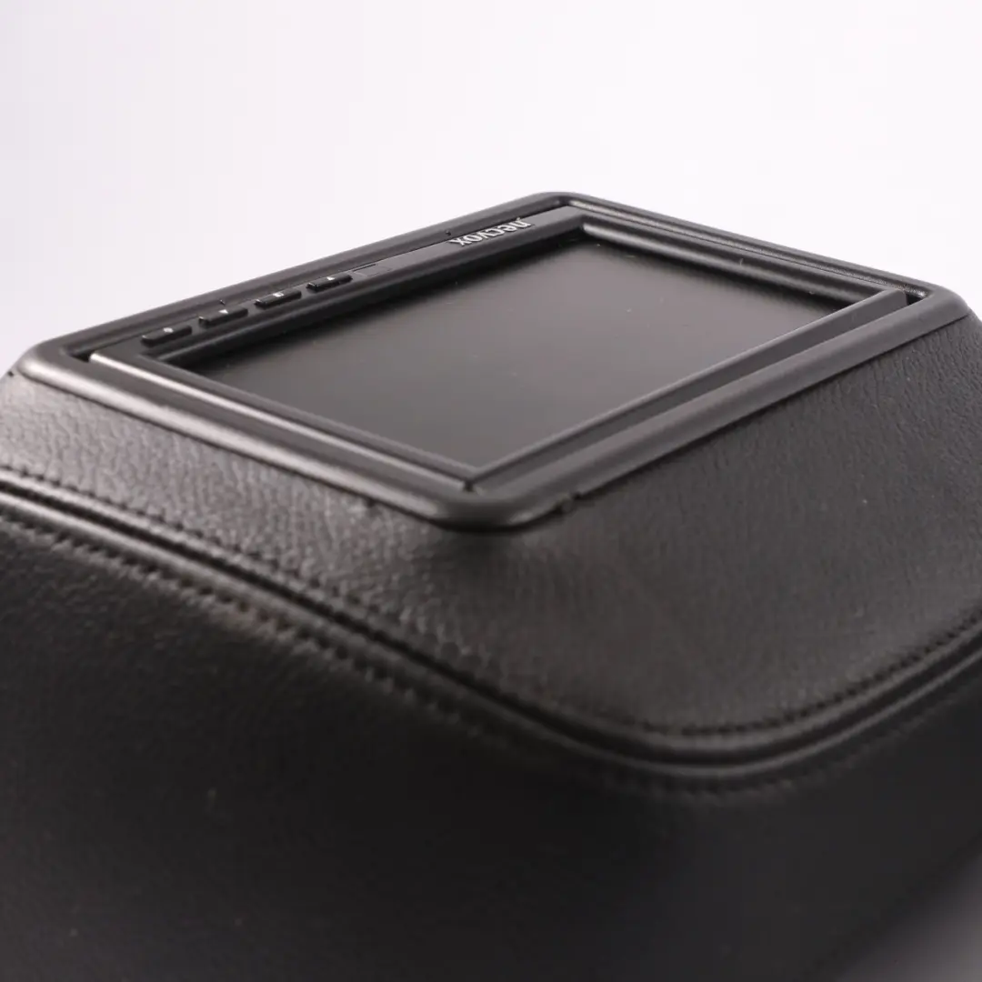 BMW X5 E70 anteriori poggiatesta destra sinistra pelle nera Necvox schermi Set - SKU E70 HEADREST BLACK LEATHER NECVOX - Numero di parte E70 HEADREST BLACK LEATHER NECVOX