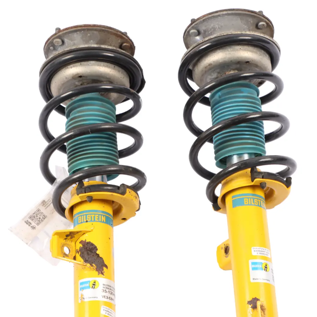 BMW E90 E91 E92 Bilstein Front Rear Left Right Suspension Strut Coil Spring Set - SKU E90 Bilstein Spring Set - Part number E90 Bilstein Spring Strut
