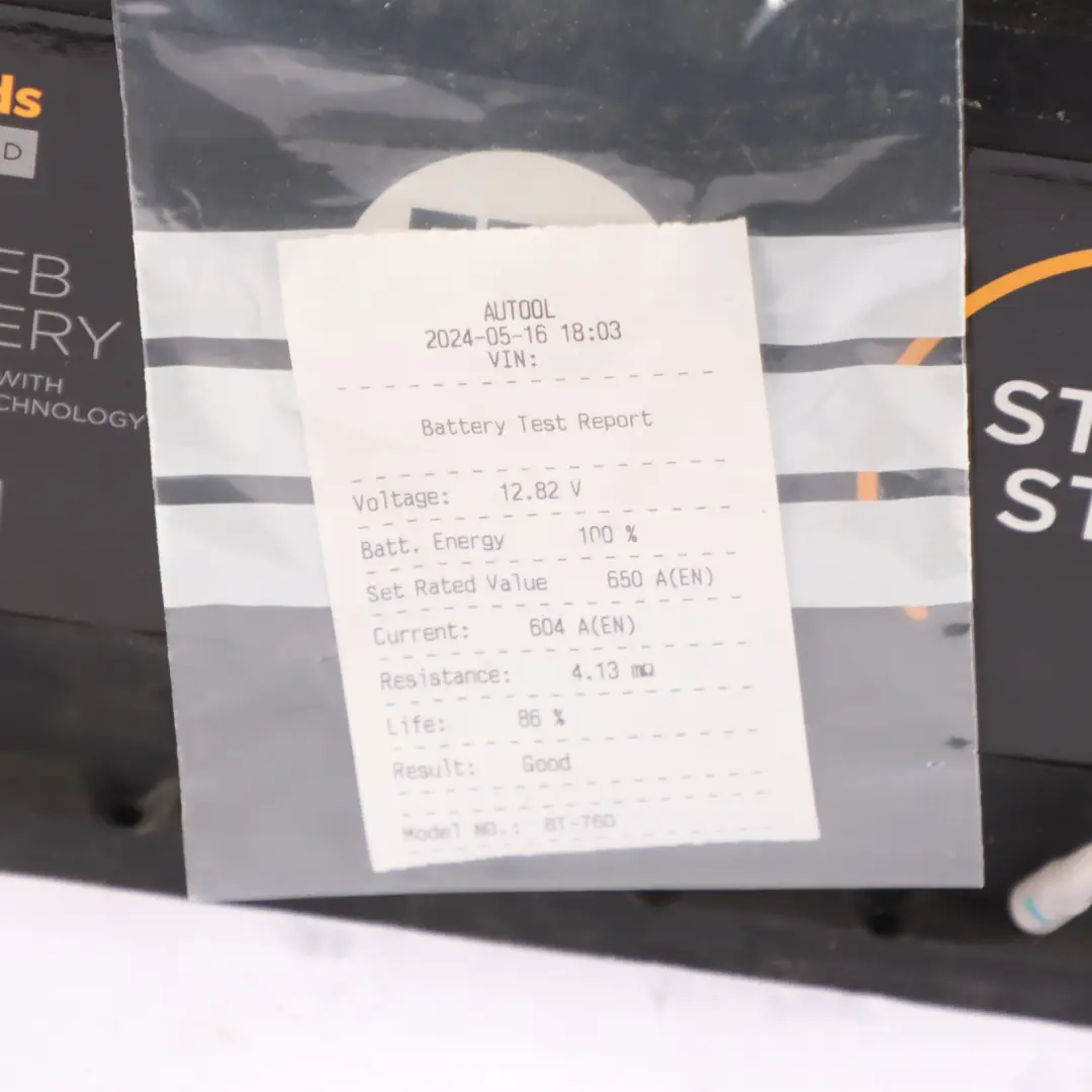  Halfords 12V Accumulator Battery 65Ah 650A EFB100 - SKU Halfords 65Ah Accumulator - Part number Halfords 65Ah Accumulator