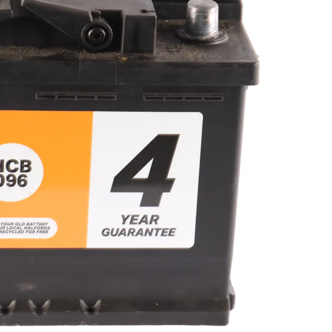  Halfords 12V Calcium Accumulator Battery 76Ah 680A HCB096 - SKU HALFORDS-76AH - Part number Halfords 56Ah Accumulator