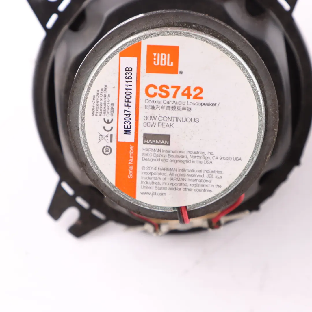 JBL Harman Car Audio Speaker CS7 2-Way Stereo 4" Audio Speaker Set CS742 to with Part number JBL CS742 JBL Harman Car Audio Speaker CS7 2-Way Stereo 4" Audio Speaker Set CS742 - SKU JBL CS742 - Part number JBL CS742