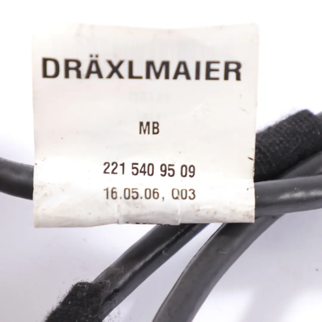Mercedes W221 Front Camera Wiring Harness Cables Night Vision - SKU lhd-A2215409509 - Part number A2215409509