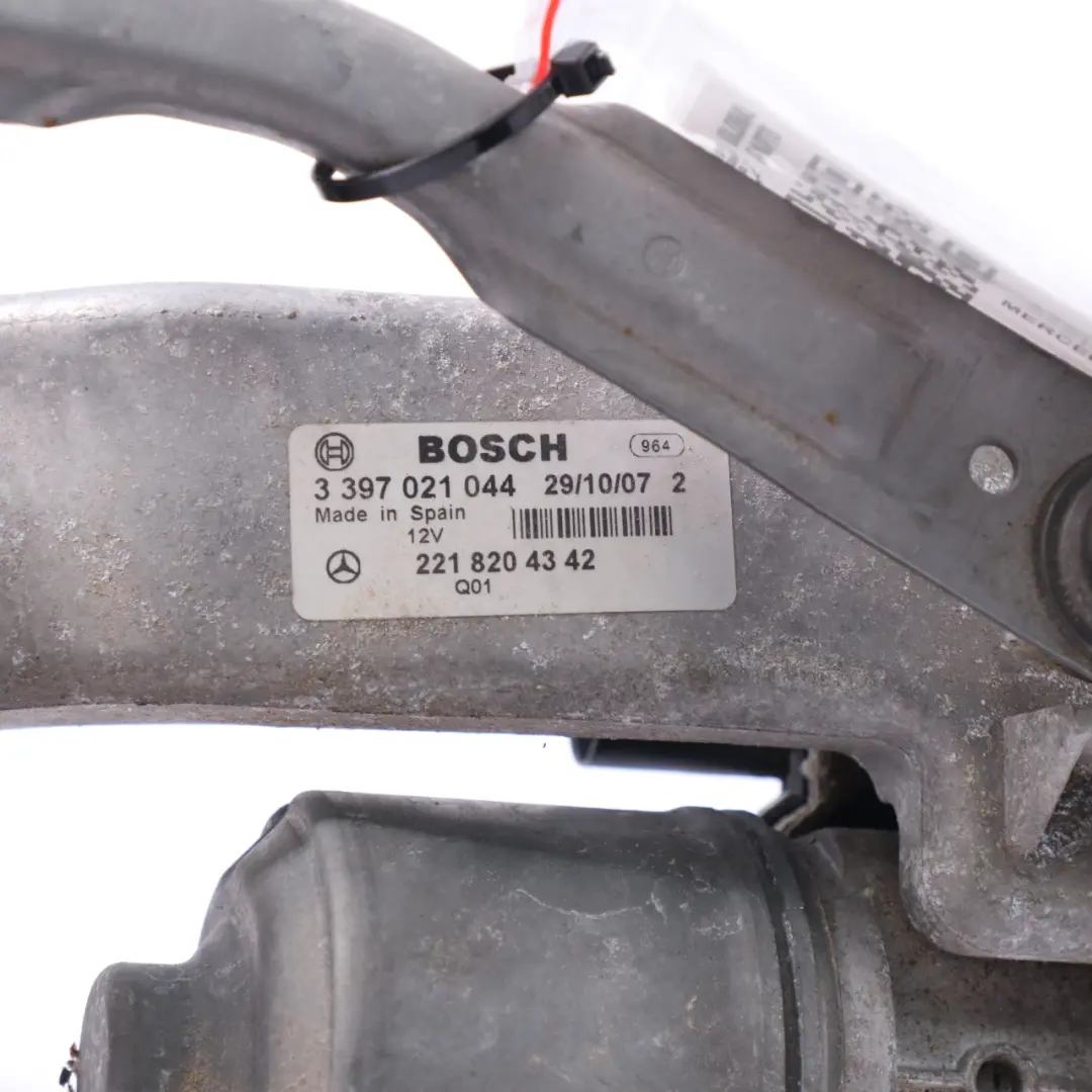 Mercedes W221 Windshield Windscreen Wiper Motor Linkage Left N/S A2218204442 - SKU lhd-A2218204342 - Part number A2218204342