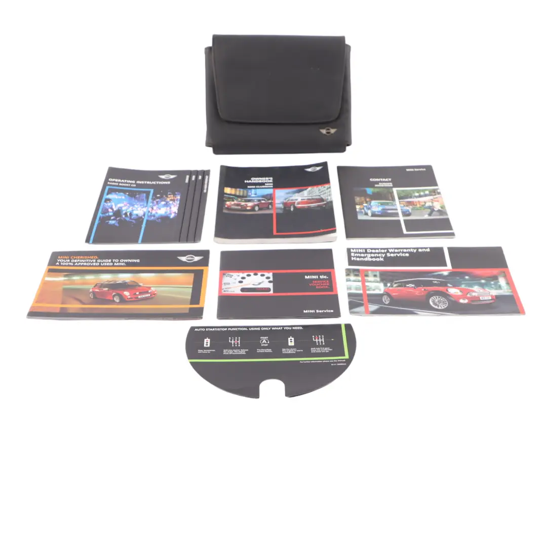 Mini R55 R56 Service Booklet Owner's Handbook Radio Instructions 0013998 - SKU P0013998-1 - Part number P0013998