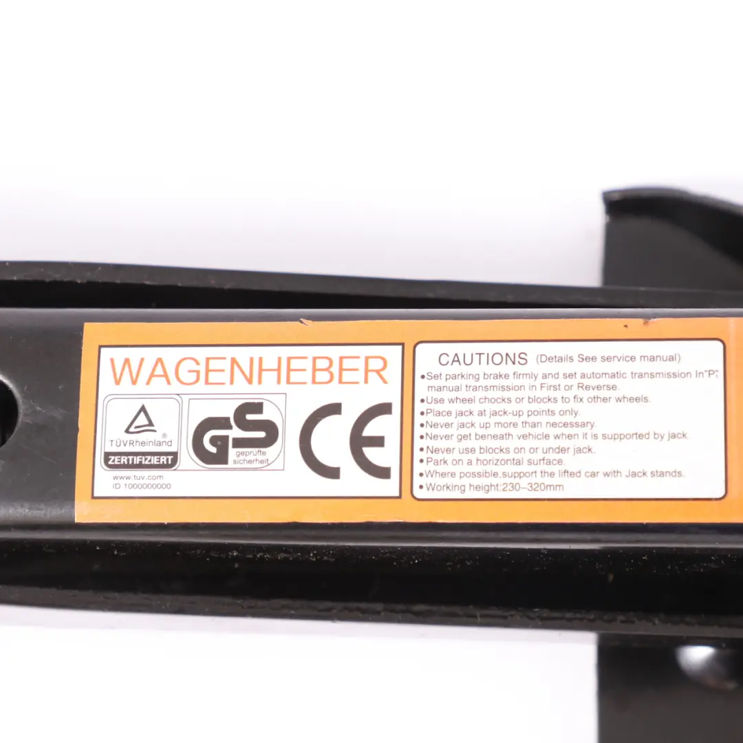  Hebebock Werkzeug Ratsche Schraubenschlüssel Werkzeug Zubehör - SKU POLYCO SET - Teilenummer POLYCO SET
