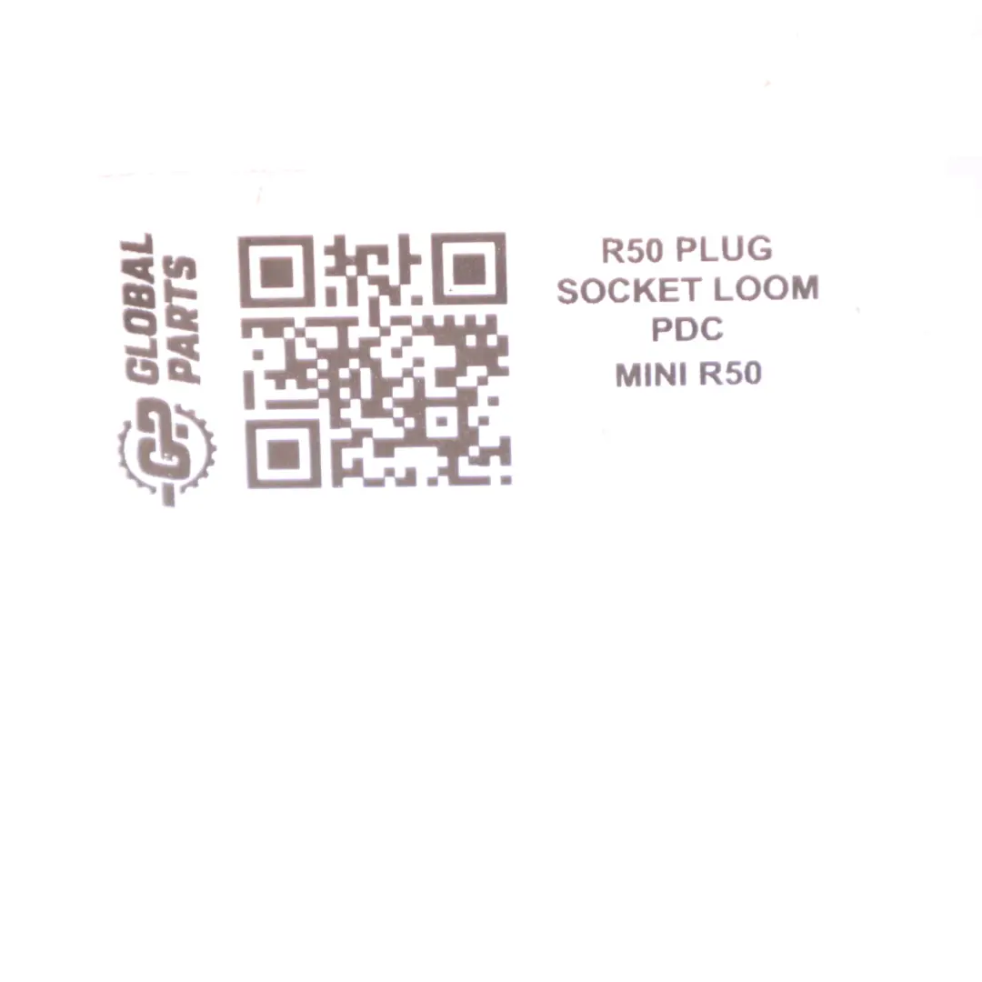 MINI R50 R52 R53 Plug Socket Loom PDC Parking Sensor - SKU R50 PLUG SOCKET LOOM PDC - Part number R50 PLUG SOCKET LOOM PDC