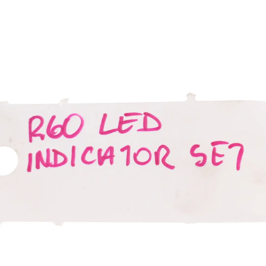 Fahrtrichtungsanzeiger Weiß Links Rechts N/O/S LED Set für Mini R60 R61 mit Teilenummer R60 LED Indicator Set Mini R60 R61 Fahrtrichtungsanzeiger Weiß Links Rechts N/O/S LED Set - SKU R60 LED Indicator Set - Teilenummer R60 LED Indicator Set