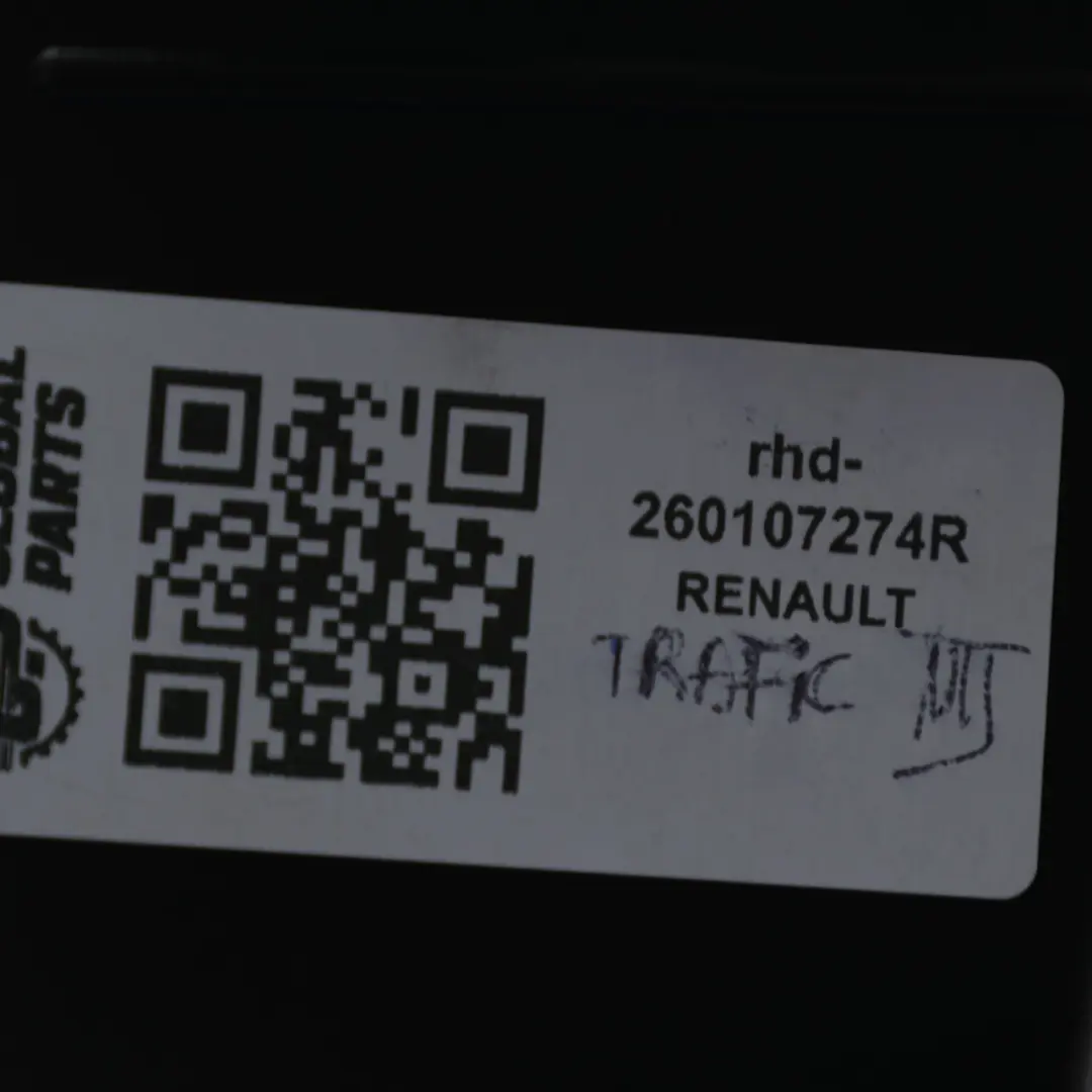 Headlamp Headlight Lamp Light Front Right O/S to Renault TRAFIC 3 III with Part number 260107274R Renault TRAFIC 3 III Headlamp Headlight Lamp Light Front Right O/S - SKU rhd-260107274R - Part number 260107274R