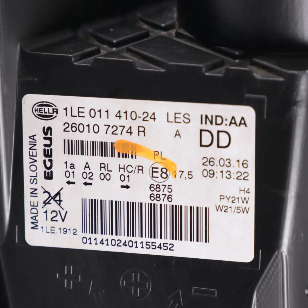 Renault TRAFIC 3 III Headlamp Headlight Lamp Light Front Right O/S - SKU rhd-260107274R - Part number 260107274R