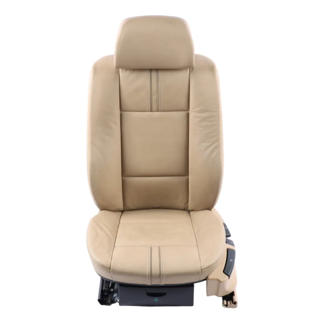 Fotel Lewy Przód Skóra Sand Beige do BMW X3 E83 LCI o numerze 3421904 BMW X3 E83 LCI Fotel Lewy Przód Skóra Sand Beige - SKU rhd-3421904-1 - Numer Części 3421904