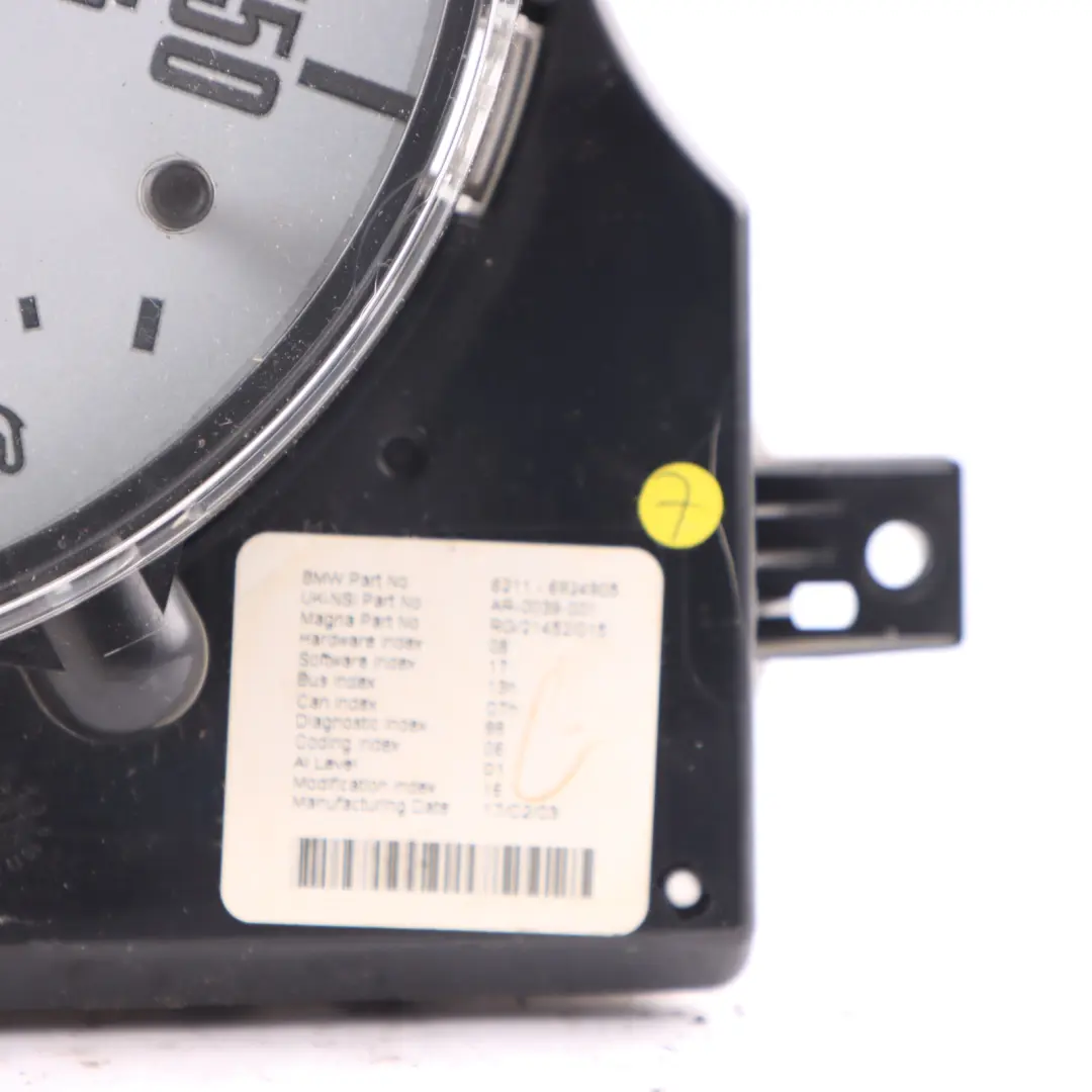 Speedometer Speedo Clock Cluster Instrument Manual to Mini One R50 R52 with Part number 6924905 Mini One R50 R52 Speedometer Speedo Clock Cluster Instrument Manual - SKU rhd-6924905-4 - Part number 6924905