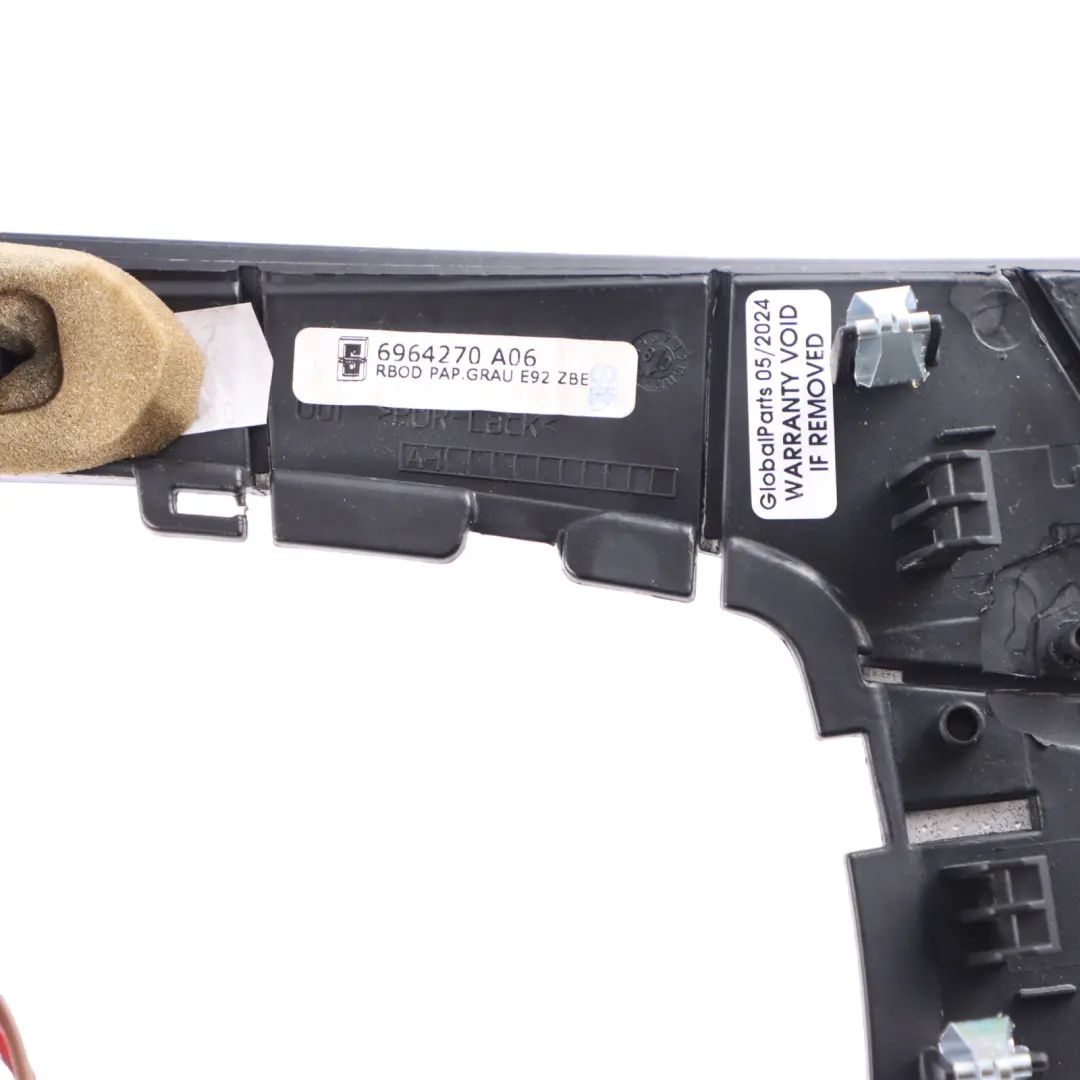 Centre Console Cover Trim Ash Tray Ashtray Poplar Wood Grey to BMW 3 Series E92 with Part number 6964270 BMW 3 Series E92 Centre Console Cover Trim Ash Tray Ashtray Poplar Wood Grey - SKU rhd-6964270 - Part number 6964270