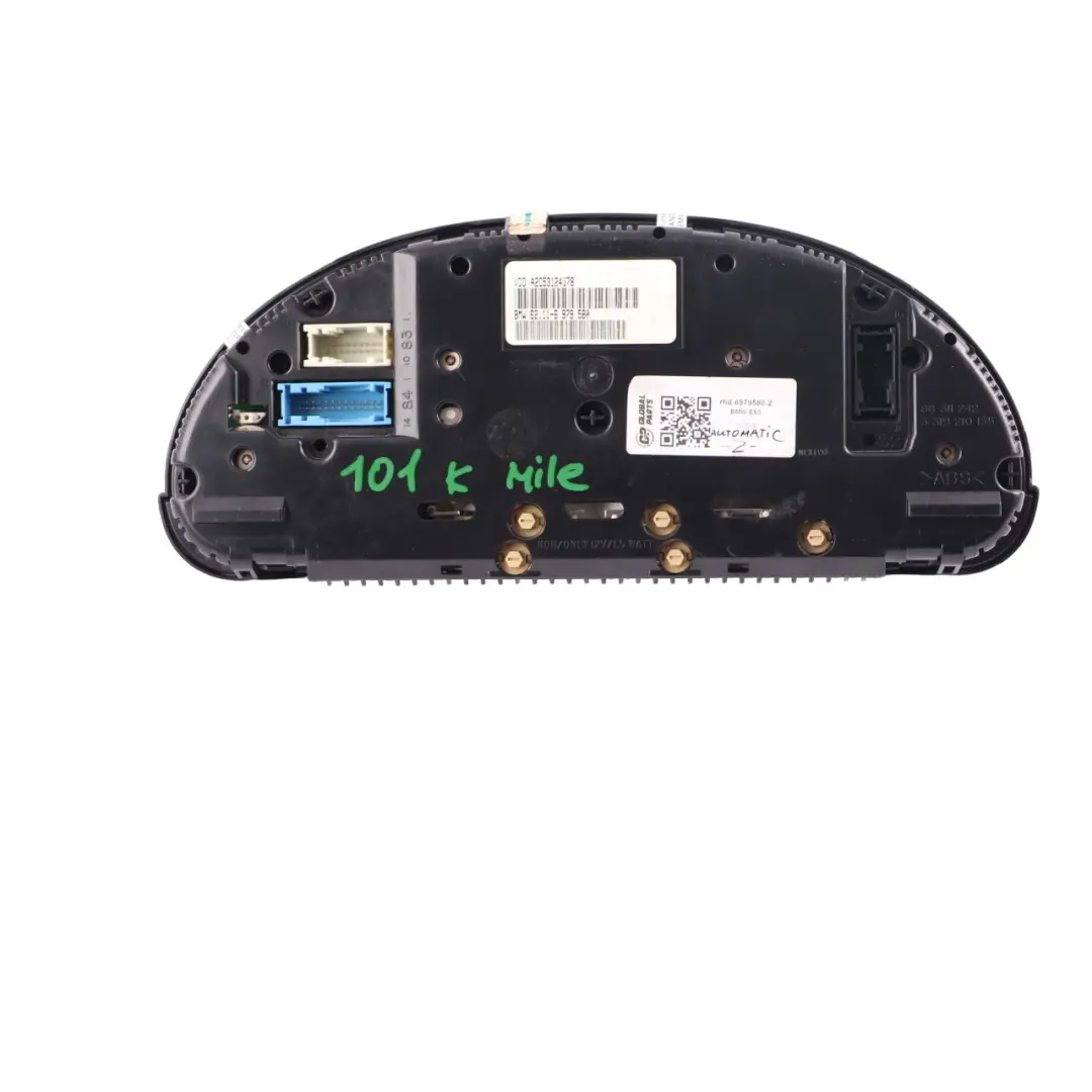 Instrument Cluster Speedo Clocks Meter MPH Automatic to BMW X5 E53 Diesel with Part number 6979580 BMW X5 E53 Diesel Instrument Cluster Speedo Clocks Meter MPH Automatic - SKU rhd-6979580-2 - Part number 6979580