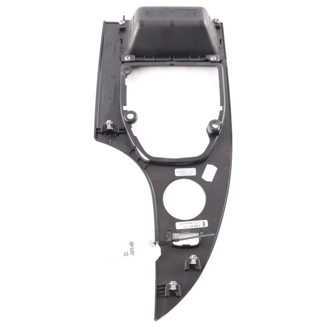 BMW 5 Series E60 E61 LCI Cover Centre Console Tray Diamantschwarz Black - SKU rhd-6988997-1 - Part number 6988997