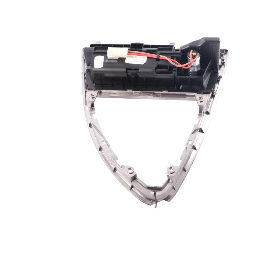 BMW 6 Series E63 E64 Decor Panel Centre Console Cover Trim Ruthenium Silver - SKU rhd-7076018 - Part number 7076018