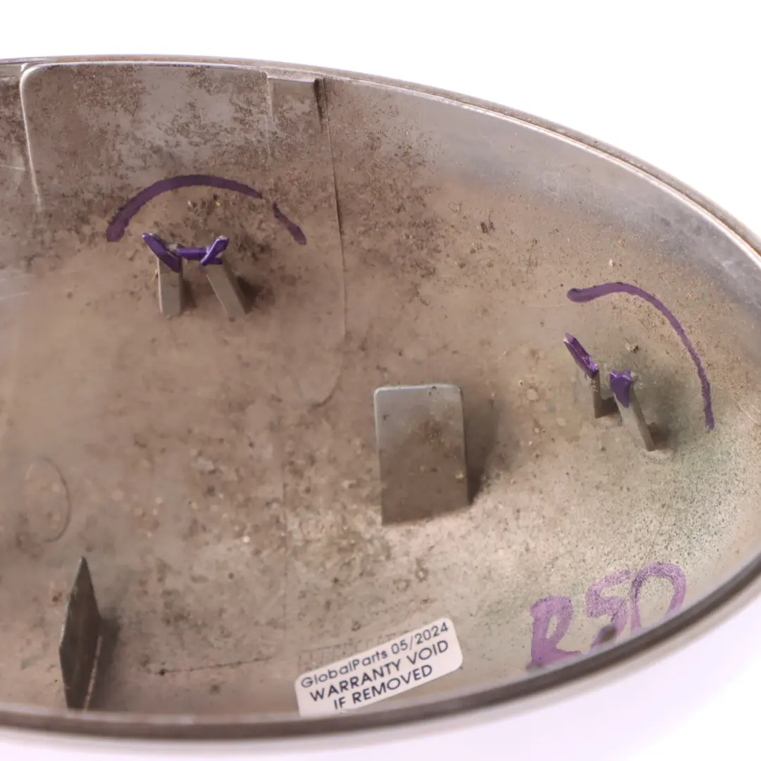 Wing Mirror Cover Mini Cooper R50 R52 R53 Cap Casing Left N/S Chrome to with Part number 7123295 Wing Mirror Cover Mini Cooper R50 R52 R53 Cap Casing Left N/S Chrome - SKU rhd-7123295-CHR1 - Part number 7123295