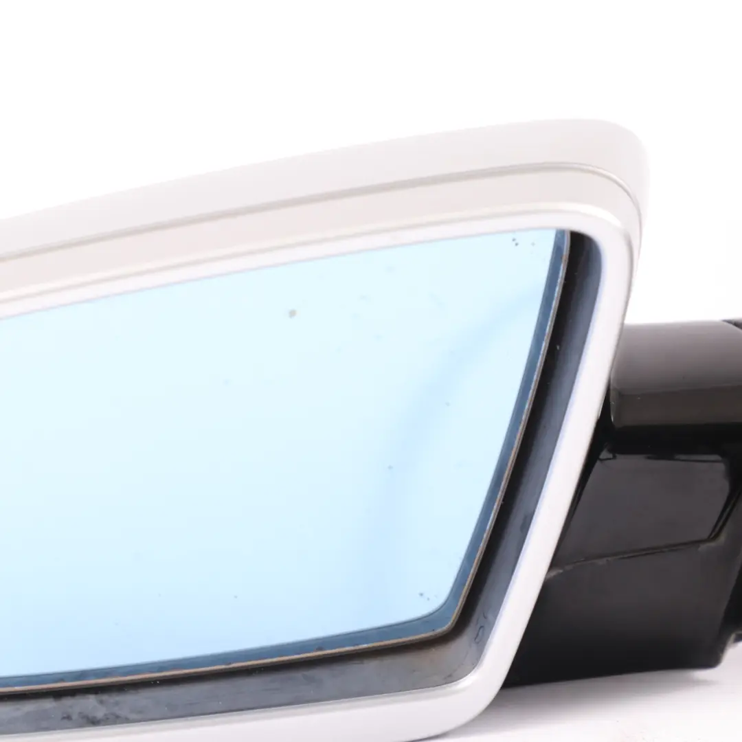 BMW 6 Series E63 E64 Heated Left Wing Mirror N/S Titansilber Metallic Silver - SKU rhd-7189343-TS1 - Part number 7189343