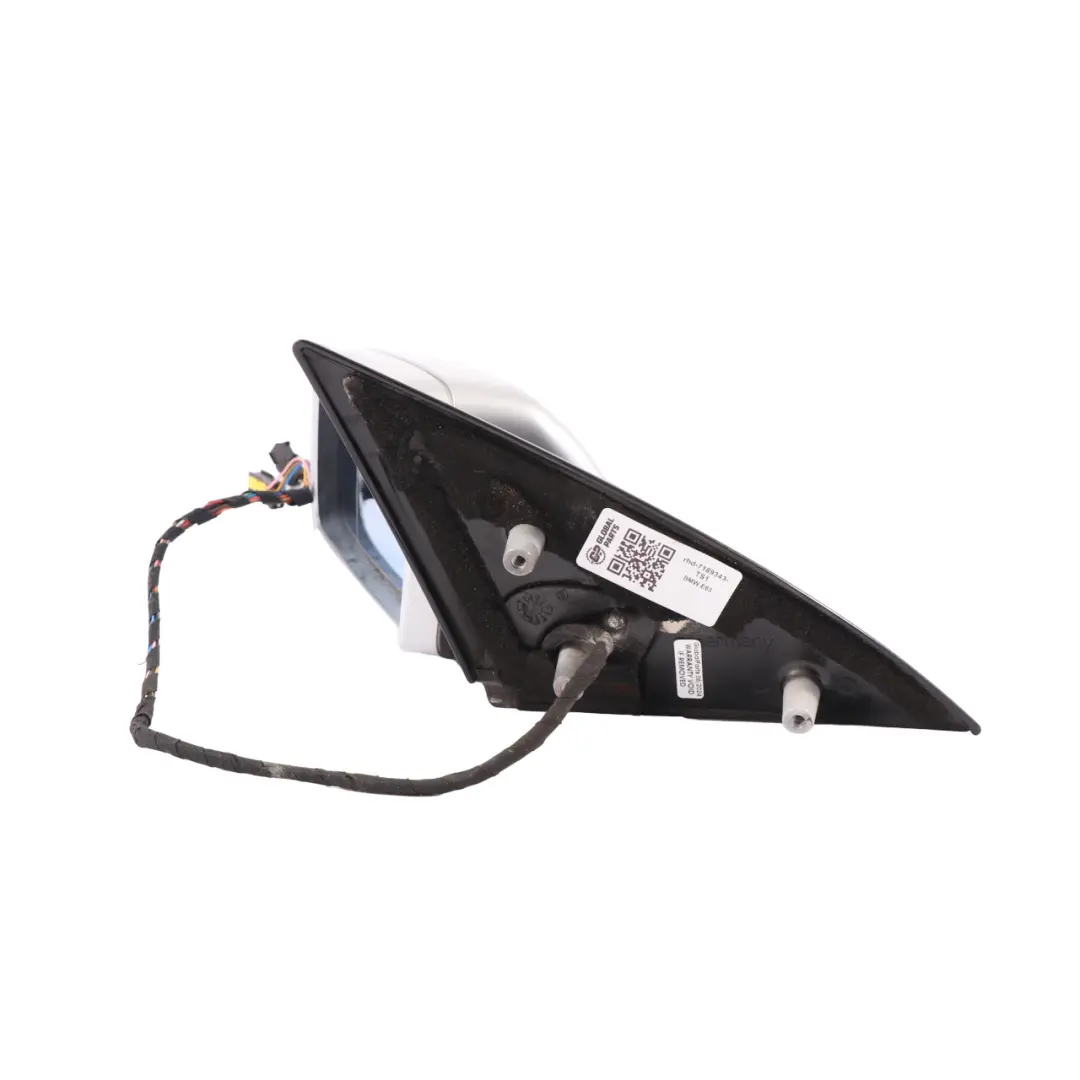 BMW 6 Series E63 E64 Heated Left Wing Mirror N/S Titansilber Metallic Silver - SKU rhd-7189343-TS1 - Part number 7189343