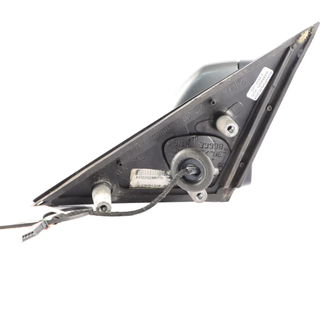 BMW 5 Series E60 E61 LCI Heated Right Wing Mirror O/S Spacegrau Space Grey A52 - SKU rhd-7189572-SCG - Part number 7189572