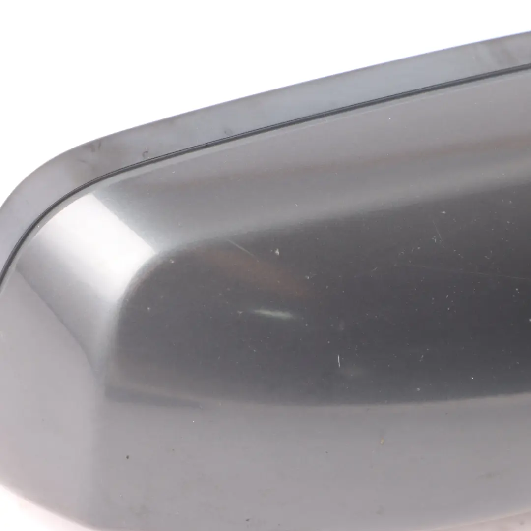  Wing Mirror BMW E60 E61 LCI Heated Right Memory O/S Platinum Grey Metallic - A68 - SKU rhd-7189582-PG - Part number 7189582