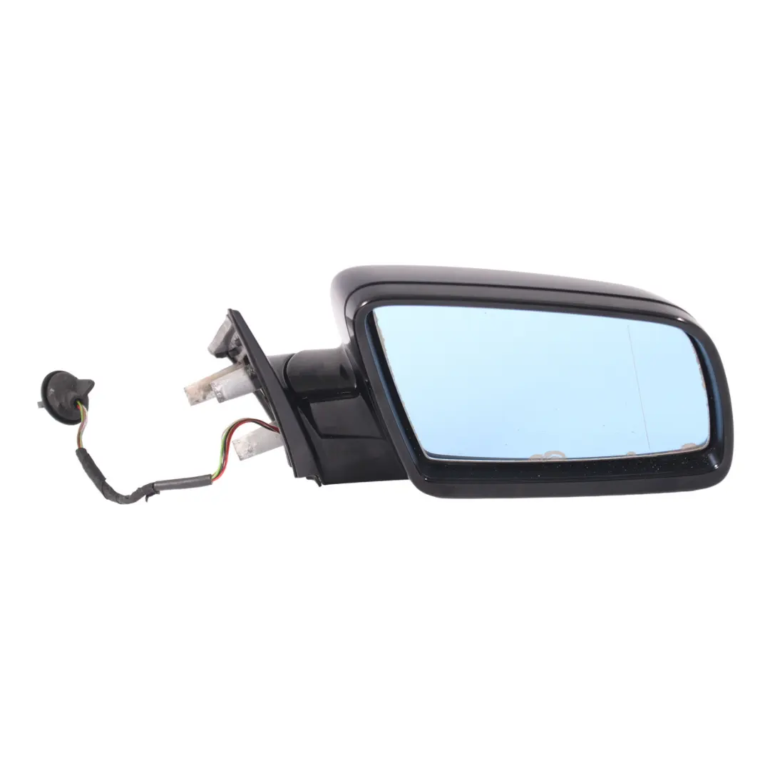  Wing Mirror BMW E60 E61 LCI M Sport Right O/S High Gloss Carbonschwarz Black 416 - SKU rhd-7189634-CAR4 - Part number 7189634