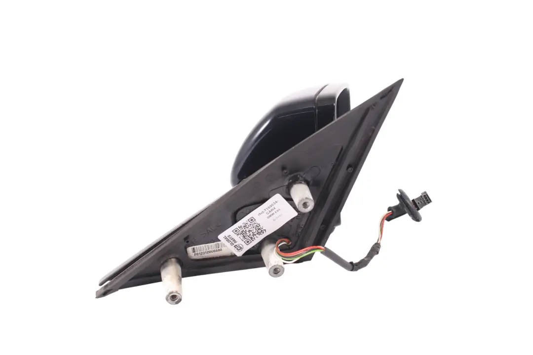  Wing Mirror BMW E60 E61 LCI M Sport Right O/S High Gloss Carbonschwarz Black 416 - SKU rhd-7189634-CAR4 - Part number 7189634