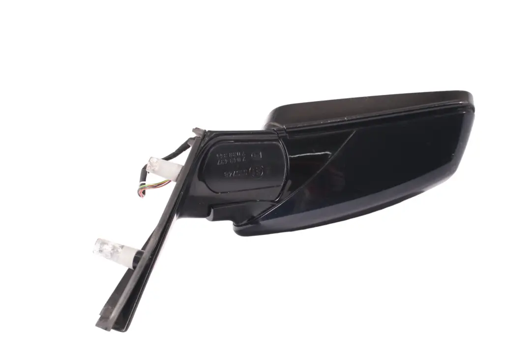 Wing Mirror BMW E60 E61 LCI M Sport Right O/S High Gloss Carbonschwarz Black 416 - SKU rhd-7189634-CAR4 - Part number 7189634