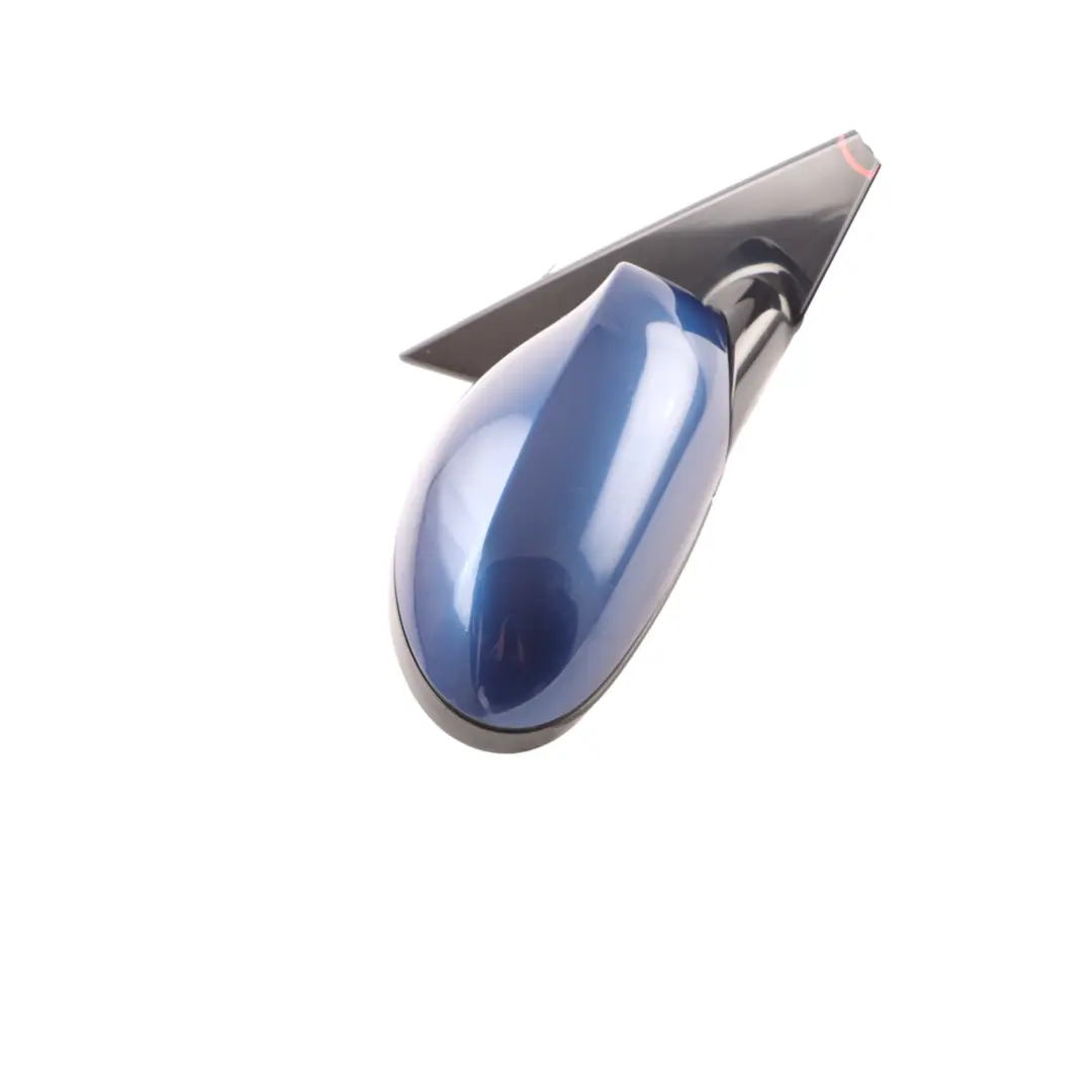 BMW E87 Heated Right Wing Mirror O/S High Gloss Le Mans Blau Blue 381 - SKU rhd-7189896-LMB - Part number 7189896