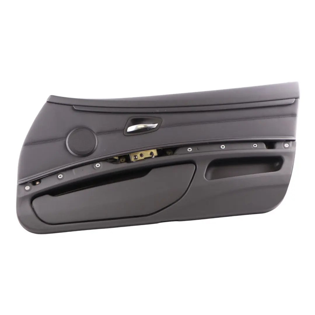 Door Card Front Right O/S Door Lining Trim Panel Black Leather to BMW E92 E93 with Part number 7219040 BMW E92 E93 Door Card Front Right O/S Door Lining Trim Panel Black Leather - SKU rhd-7219040-1 - Part number 7219040
