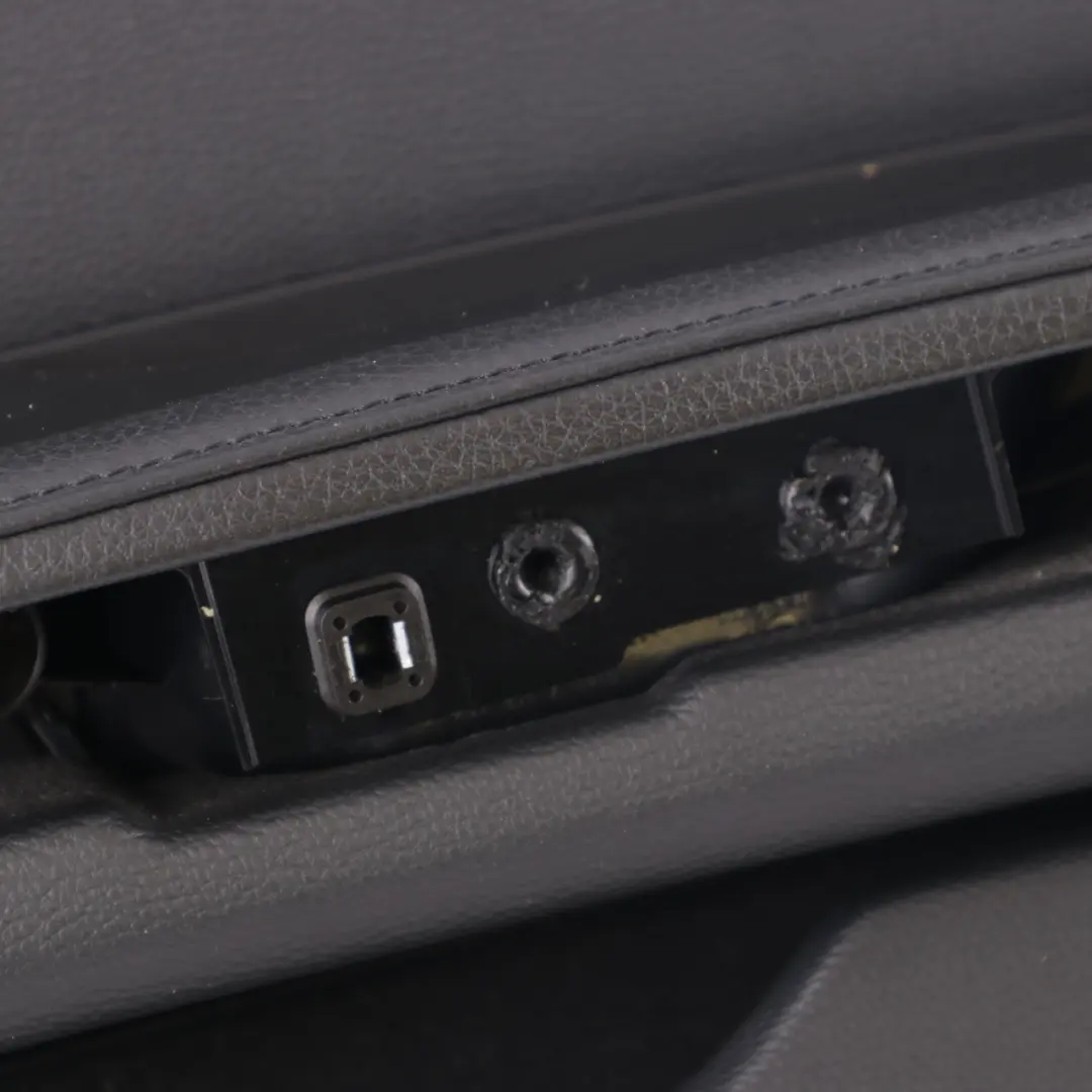 BMW E92 E93 Door Card Front Right O/S Door Lining Trim Panel Black Leather - SKU rhd-7219040-1 - Part number 7219040