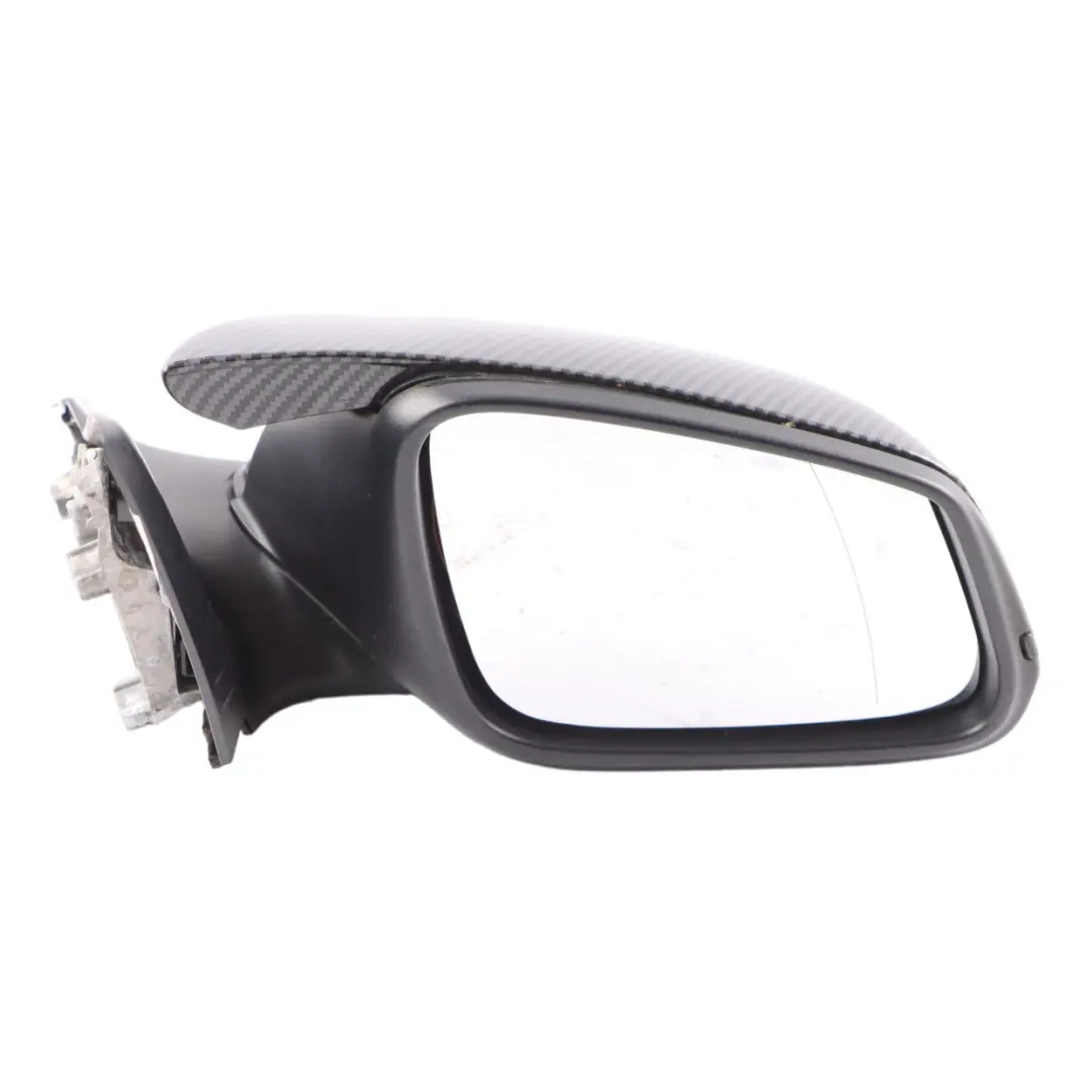 Wing Mirror Door BMW F20 F20N LCI Heated Outside Right O/S 6 Pins Carbon Cover to with Part number 7242704 Wing Mirror Door BMW F20 F20N LCI Heated Outside Right O/S 6 Pins Carbon Cover - SKU rhd-7242704-CARBON - Part number 7242704