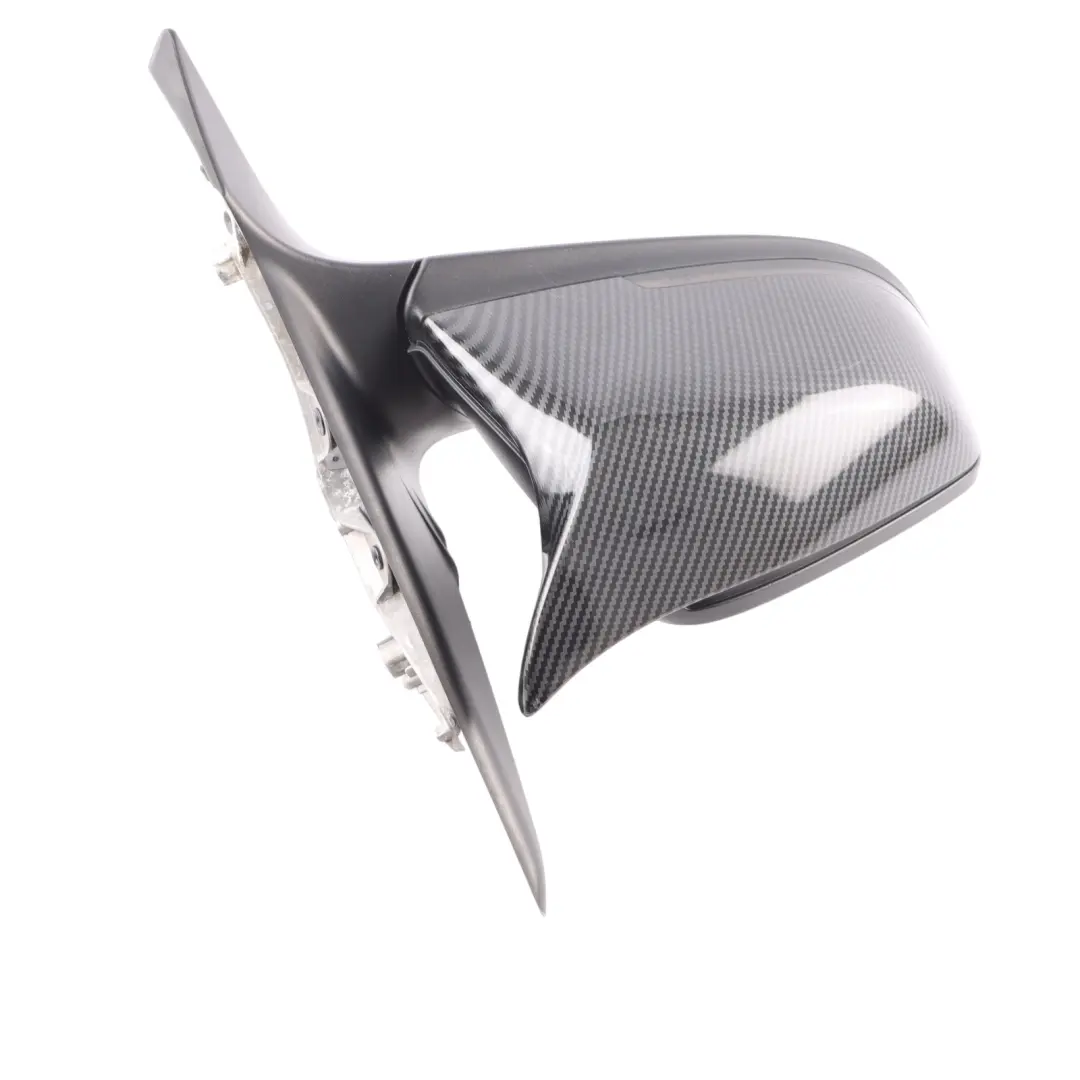 Wing Mirror Door BMW F20 F20N LCI Heated Outside Right O/S 6 Pins Carbon Cover to with Part number 7242704 Wing Mirror Door BMW F20 F20N LCI Heated Outside Right O/S 6 Pins Carbon Cover - SKU rhd-7242704-CARBON - Part number 7242704
