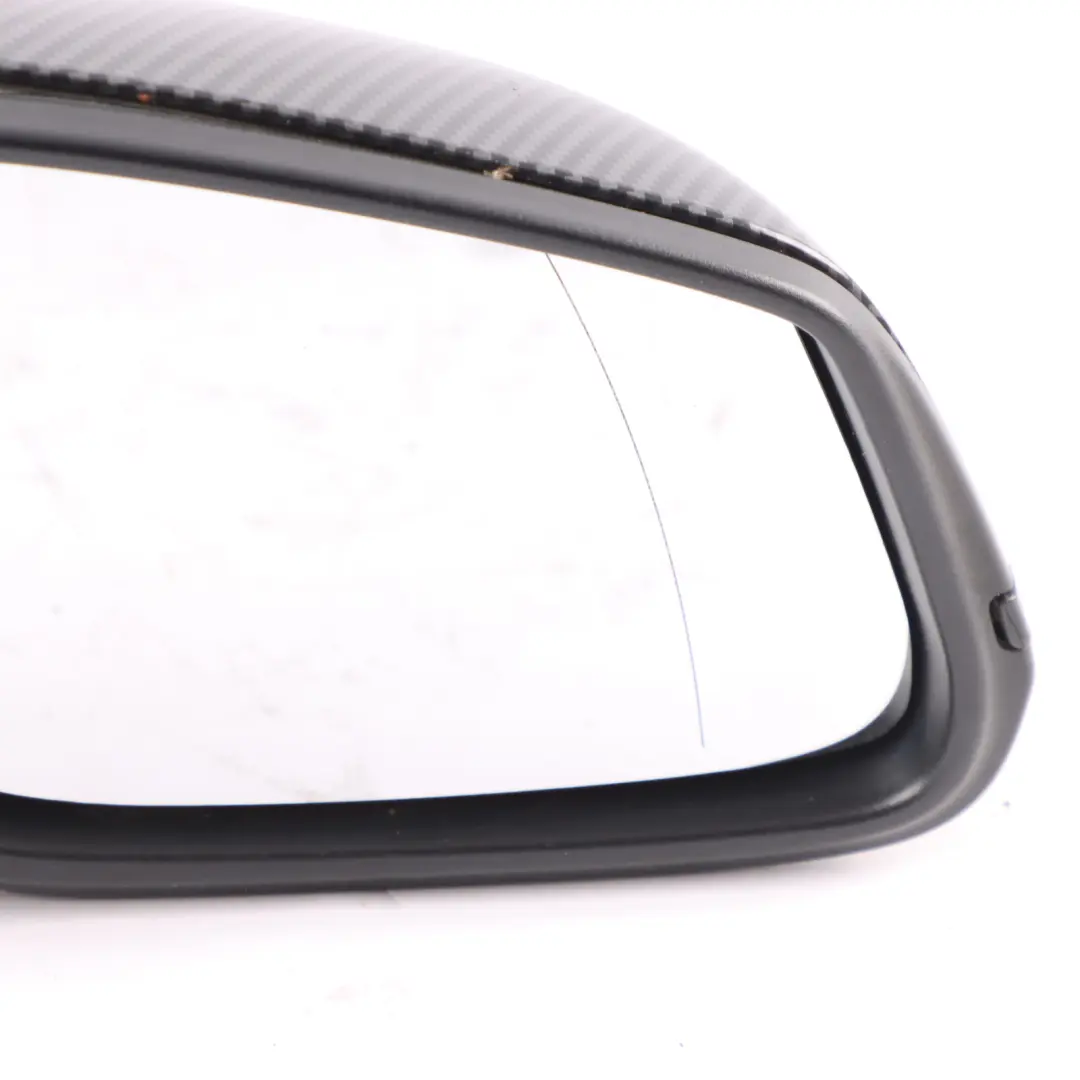 Wing Mirror Door BMW F20 F20N LCI Heated Outside Right O/S 6 Pins Carbon Cover to with Part number 7242704 Wing Mirror Door BMW F20 F20N LCI Heated Outside Right O/S 6 Pins Carbon Cover - SKU rhd-7242704-CARBON - Part number 7242704