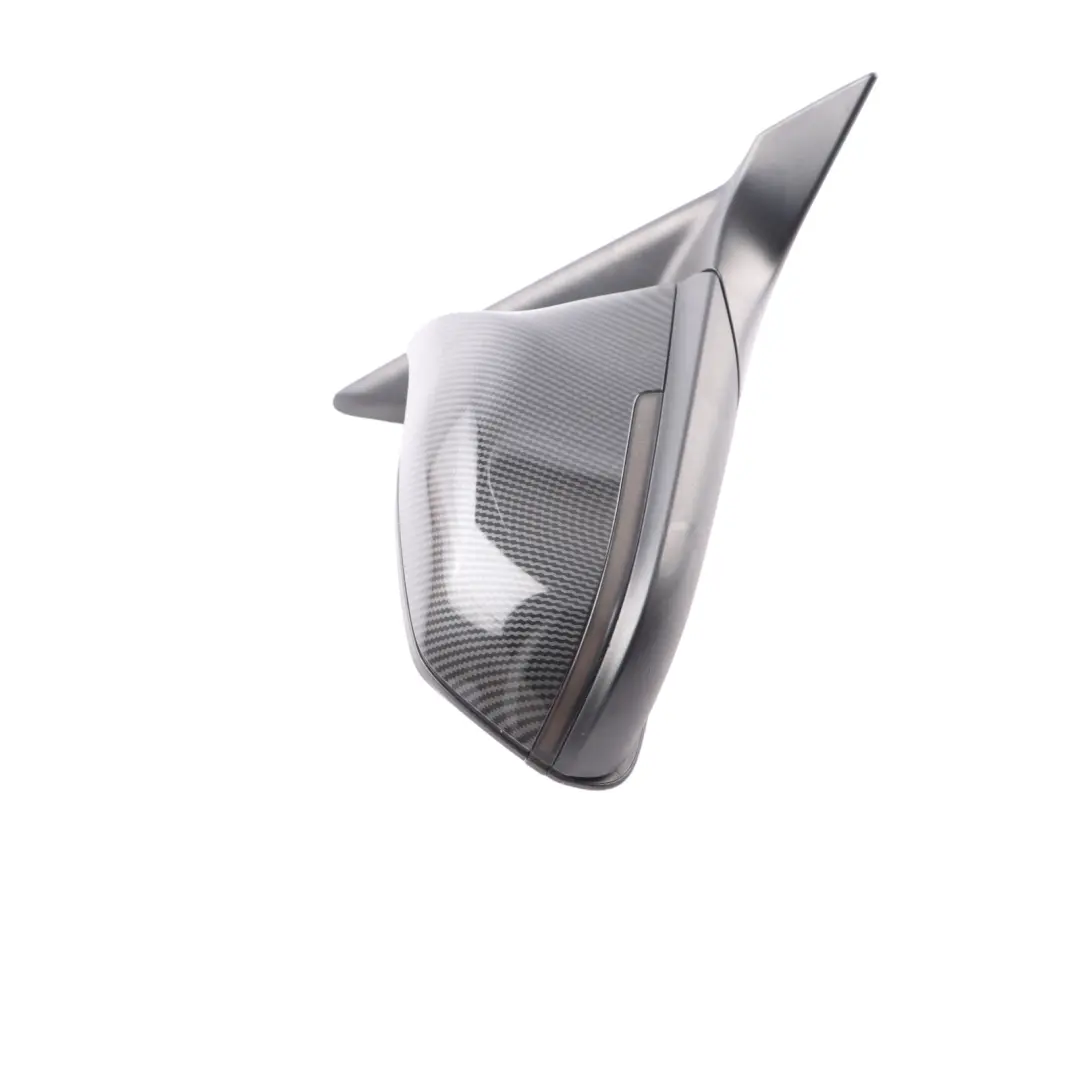 Wing Mirror Door BMW F20 F20N LCI Heated Outside Right O/S 6 Pins Carbon Cover to with Part number 7242704 Wing Mirror Door BMW F20 F20N LCI Heated Outside Right O/S 6 Pins Carbon Cover - SKU rhd-7242704-CARBON - Part number 7242704