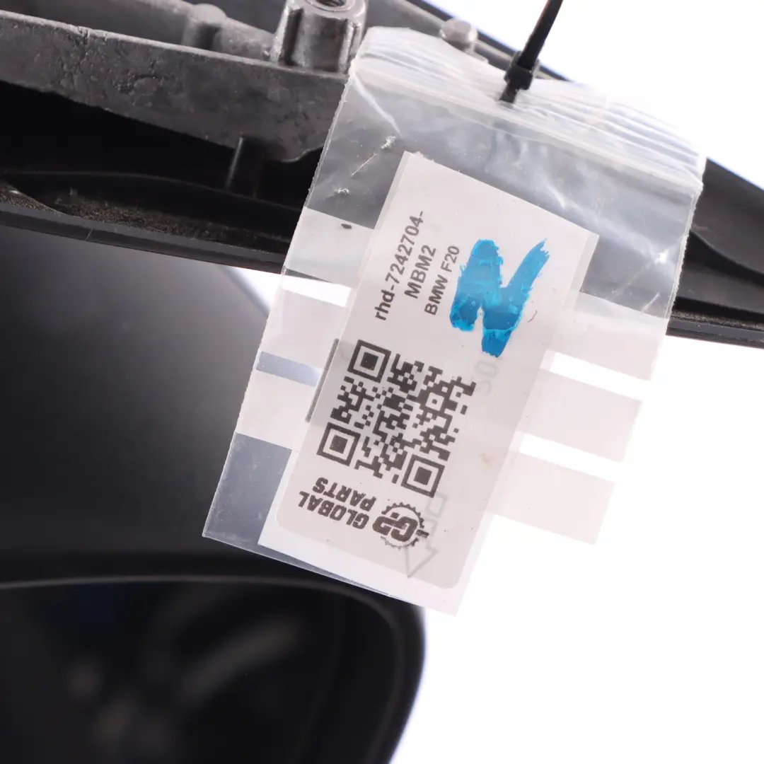Wing Mirror BMW F20 Right O/S Door Heated 6 Pin Midnight Blue Metallic - B38 to with Part number 7242704 Wing Mirror BMW F20 Right O/S Door Heated 6 Pin Midnight Blue Metallic - B38 - SKU rhd-7242704-MBM2 - Part number 7242704